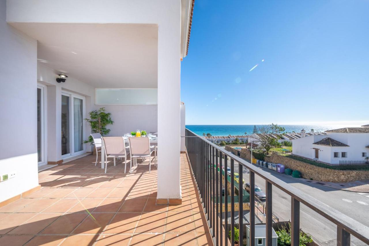 Apartamento Con Vistas Al Mar En Manilva Playa ภายนอก รูปภาพ
